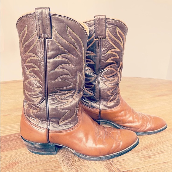 Sold. Mens Brown Nocona cowboy boots size 11 D - Picture 5 of 9